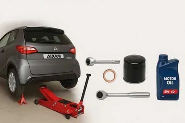 How to Perform an Oil Service on an Aixam with a Kubota Z402 Engine – Change the Oil and Filter on Your Aixam!