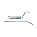 Avgasrör / avgassystem slutdel Aixam S9 Coupe Crossline Crossover Minauto