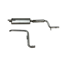 Avgasrör / Avgassystem slutdel Ligier Microcar Lombardini 492 DCI