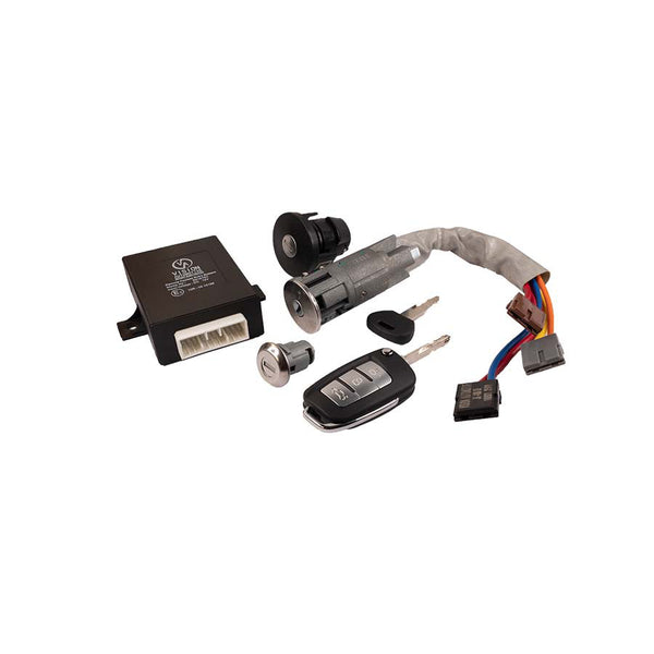 Kit dörrlås tanklock centrallås + nyckel Aixam från årsmodell 2016