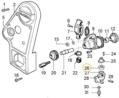 Thermostat Lombardini Fortschritt / DCI