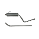 Avgassystem / Avgasrör slutdel Aixam Crossline, Coupe & Crossover 2010-2016 (Implusion, Vision & Minauto)